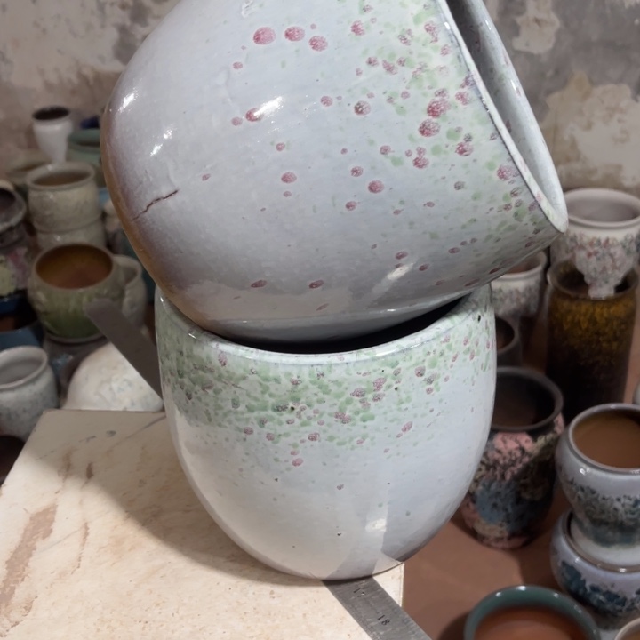 花盆紫砂口径20高度20两只