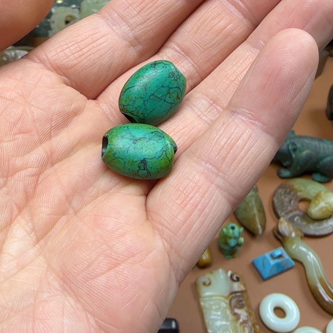 崔****和田玉未镶嵌摆件