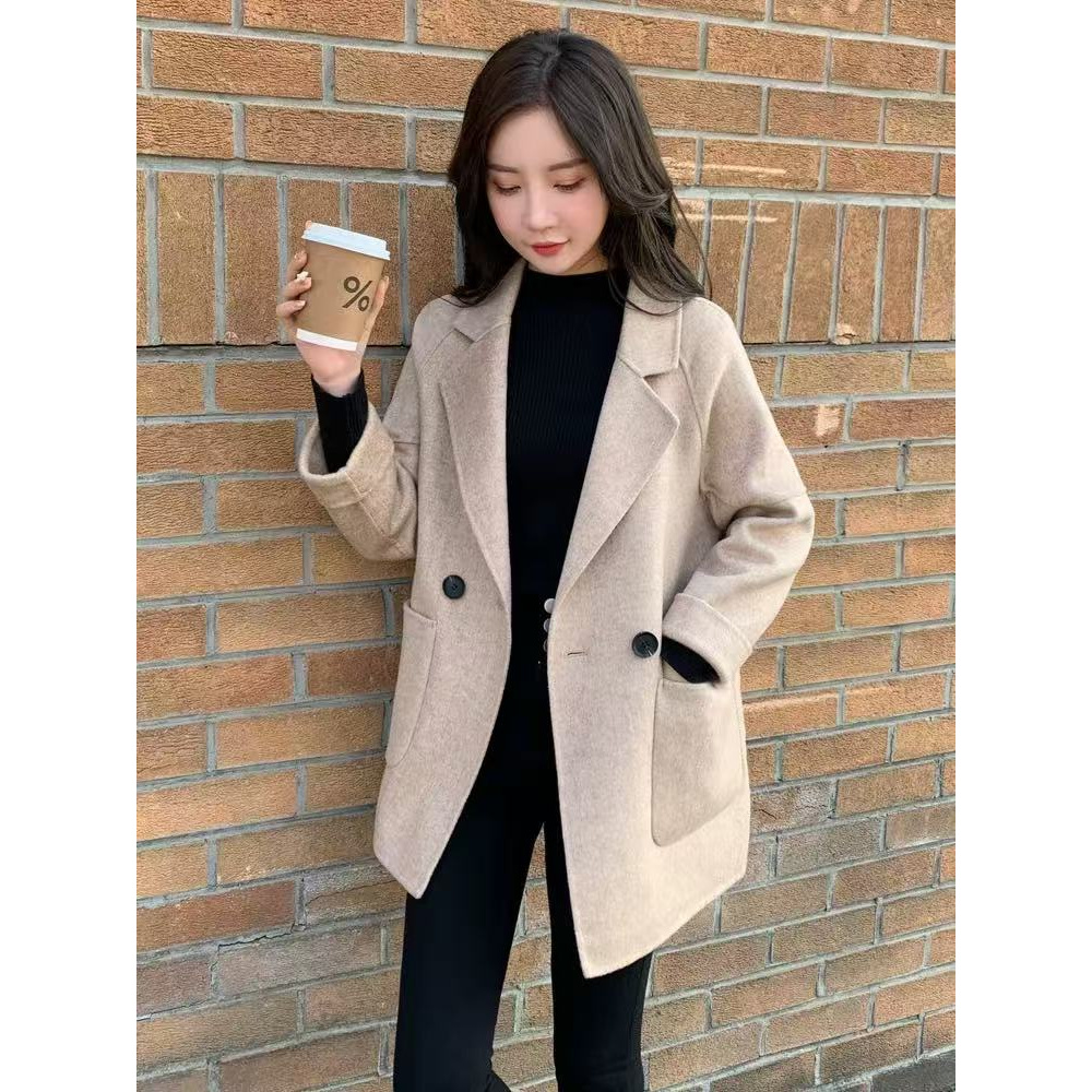 0955 XS1 XL5 XS4 XL3大衣中长款2024秋冬休闲毛呢外套