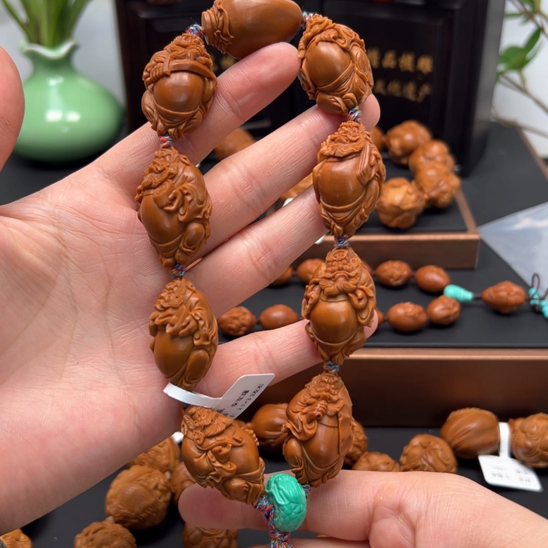 橄榄核手串/手链钟馗纳福