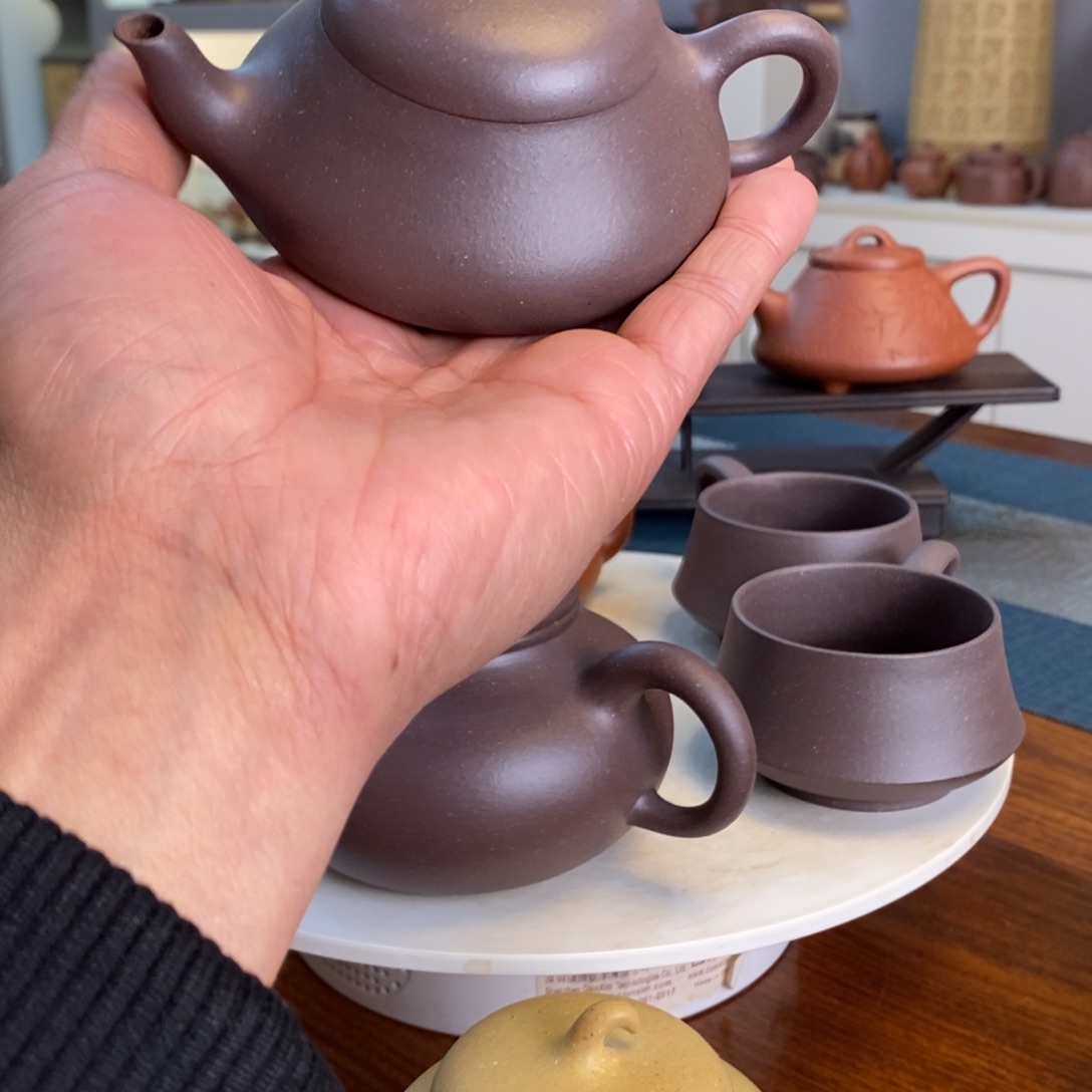 夏***星紫砂茶壶宜兴紫砂名家作品