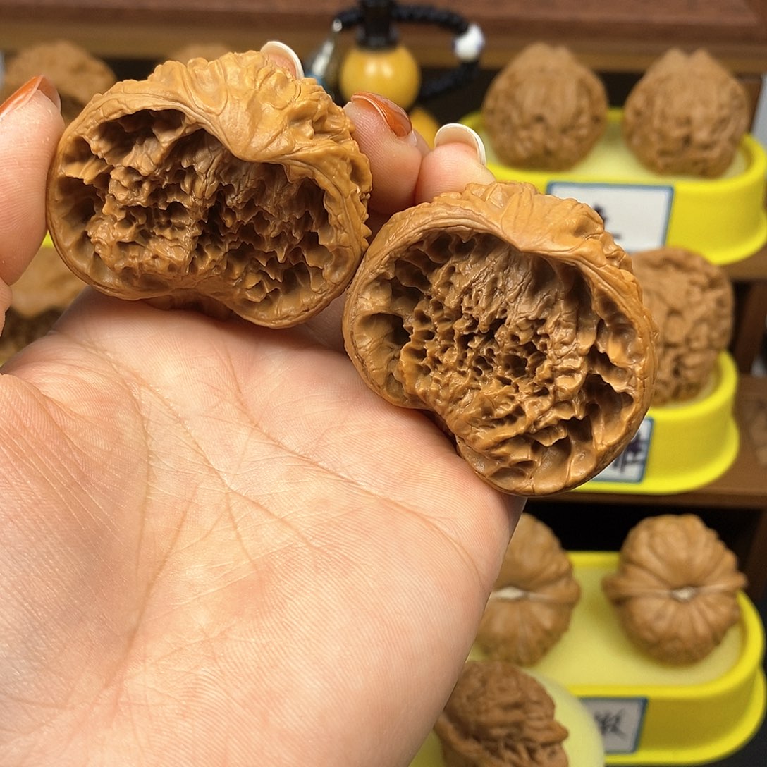 核桃石*蛇头 文玩/木作/... 文玩把件