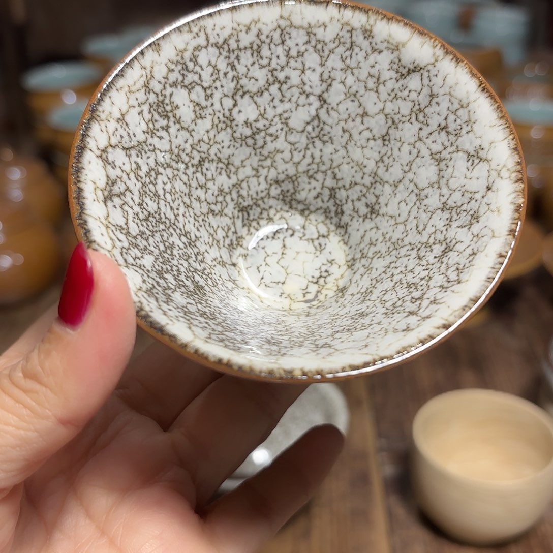 龙泉云间青瓷小米茶器