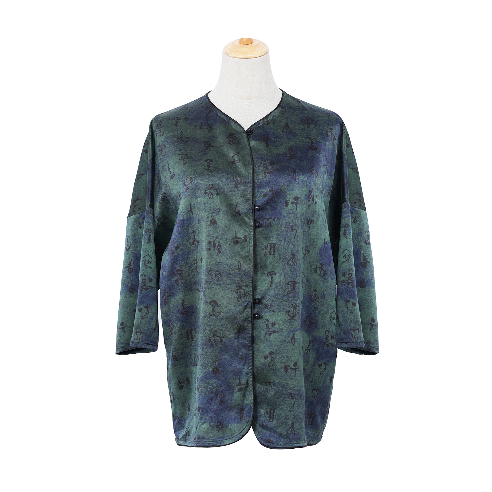 [风染]FY1130907香云纱新中式双面穿上衣