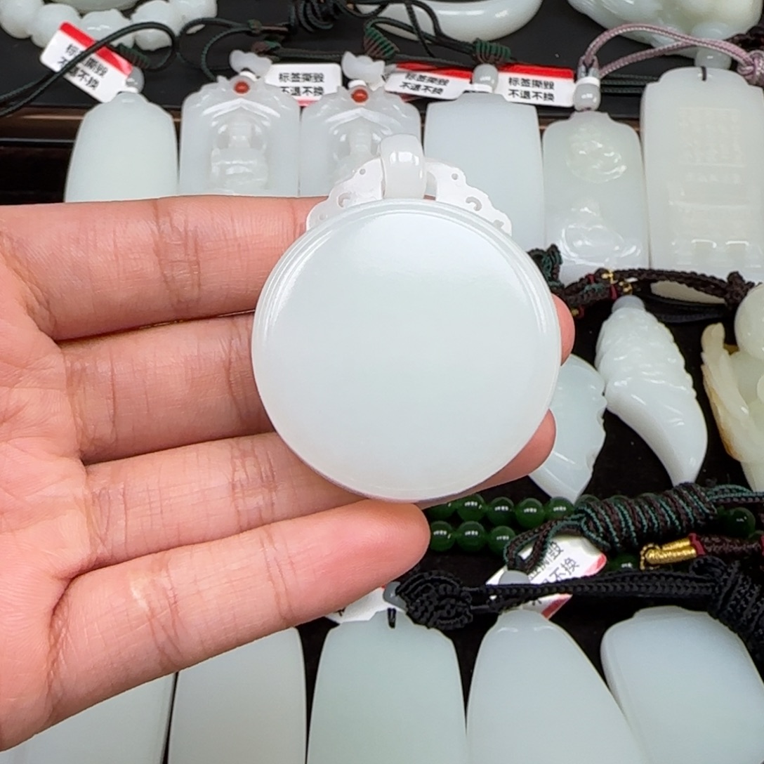 ˗***ˊ和田玉未镶嵌挂件