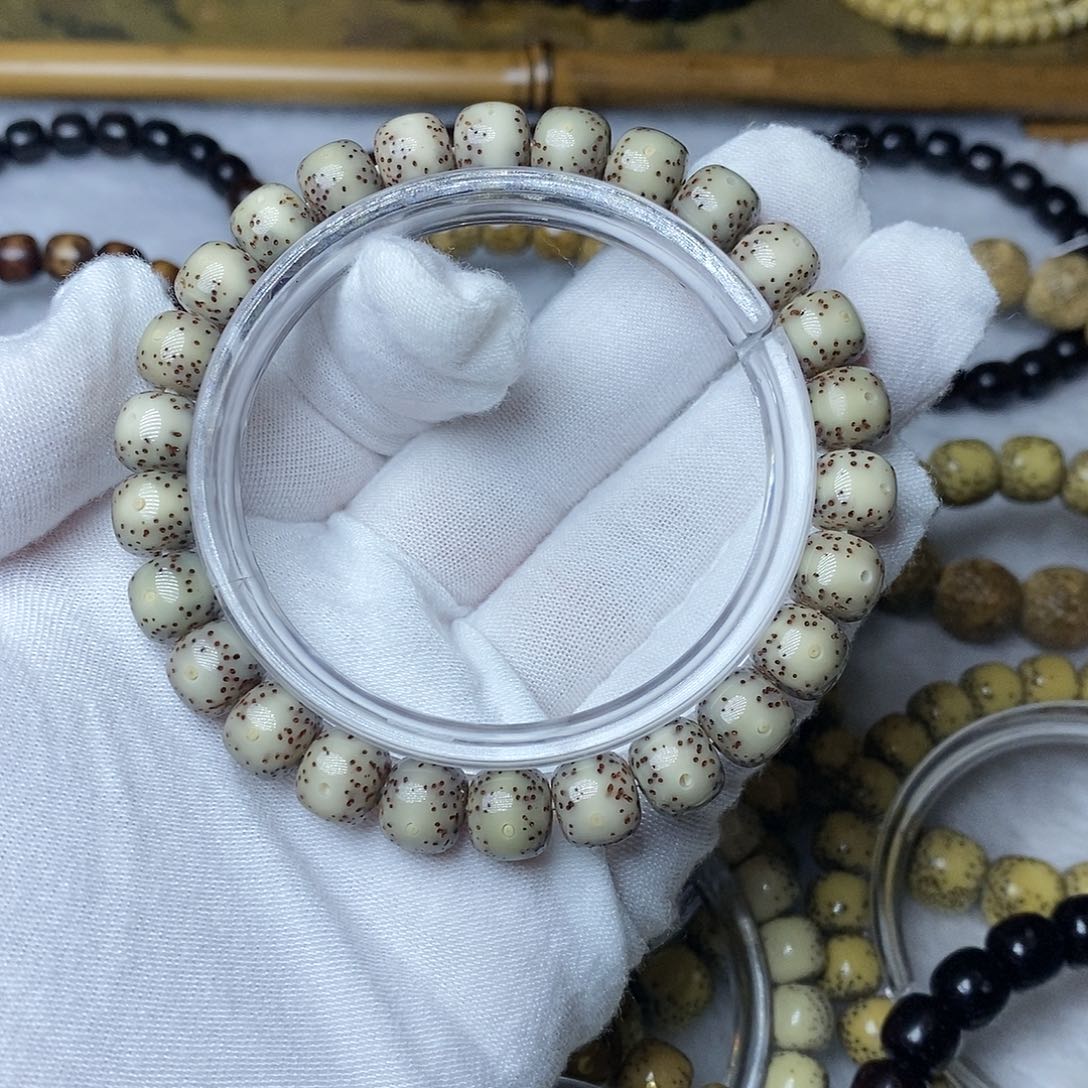 星月菩提手串98灰冰大眼睛无烟花特价