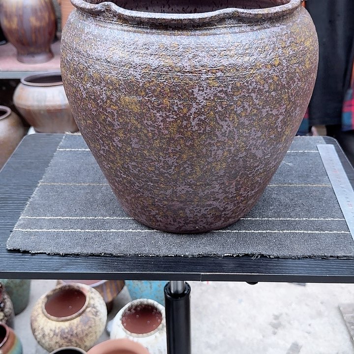 紫砂花盆高度32口径26