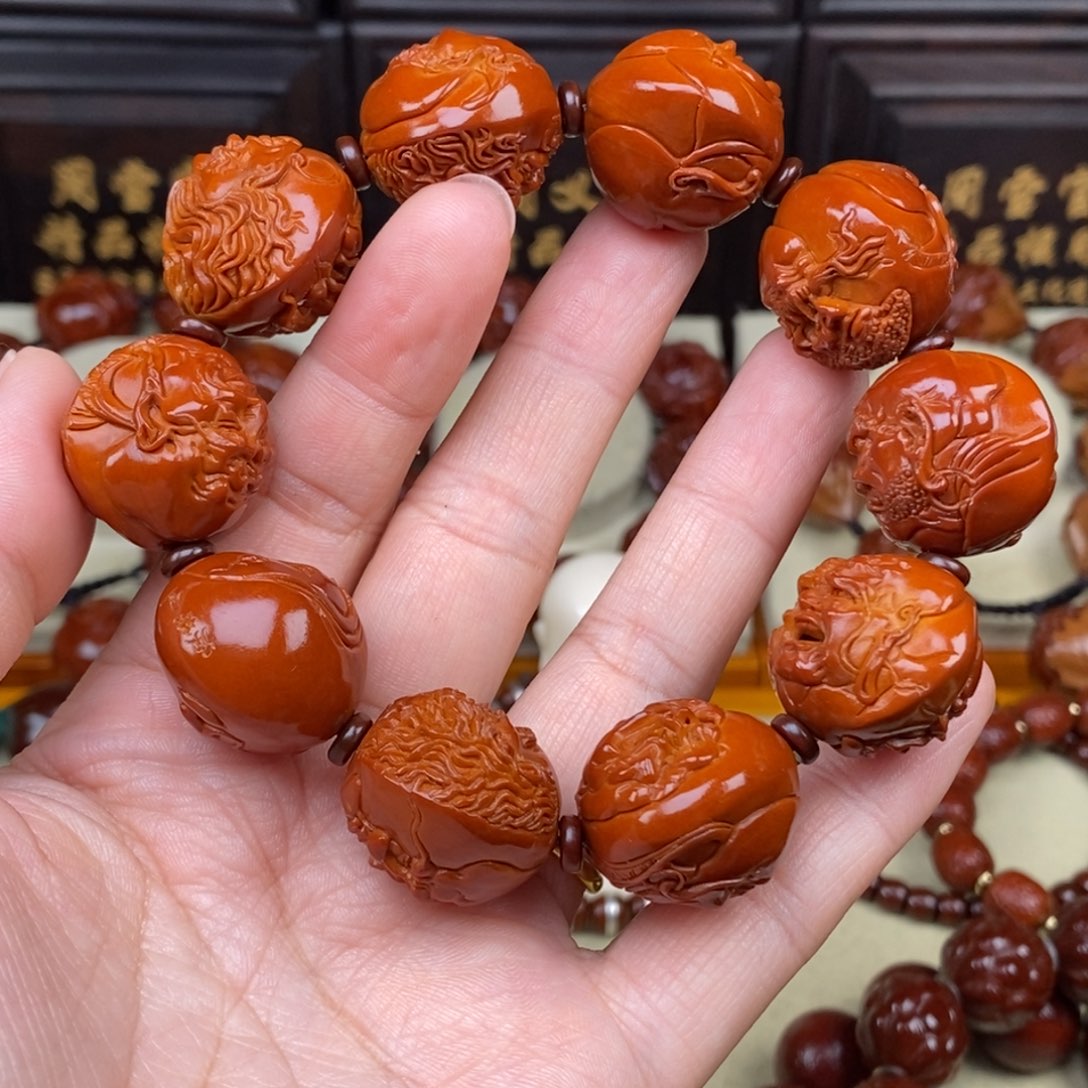 乡***情吊坠橄榄核十八罗汉