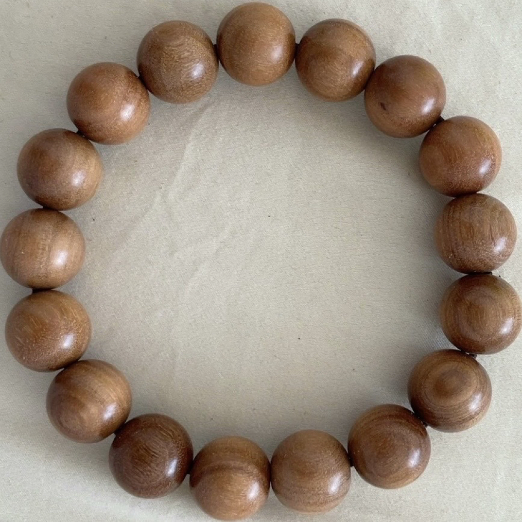 正区老料印度迈索尔老山檀香手串情侣款