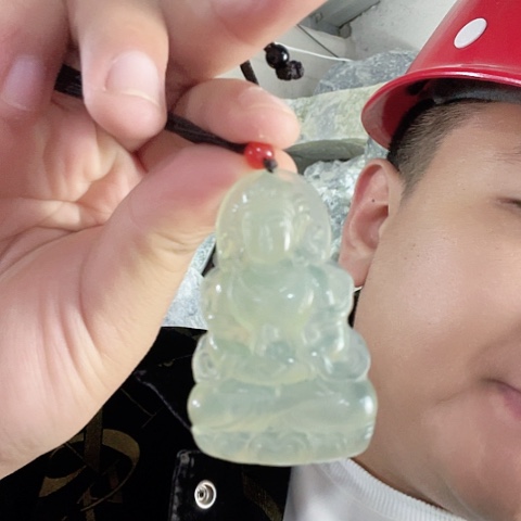 蛇纹石玉未镶嵌吊坠(不含链)