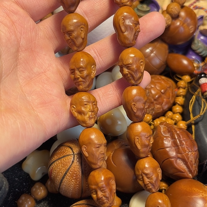 手串/手链橄榄核归渔罗汉