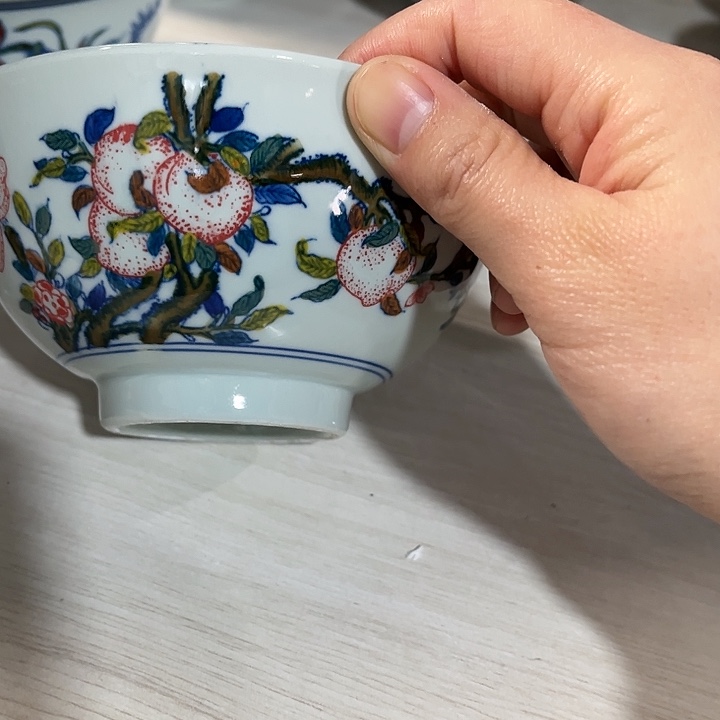 瓷片直径13厘米……绿