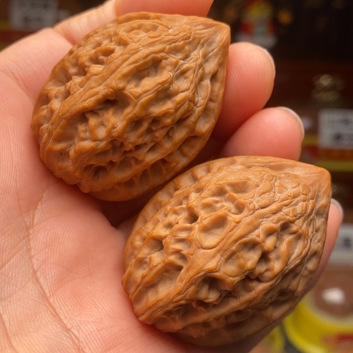 吊坠文玩核桃佛光鸡心