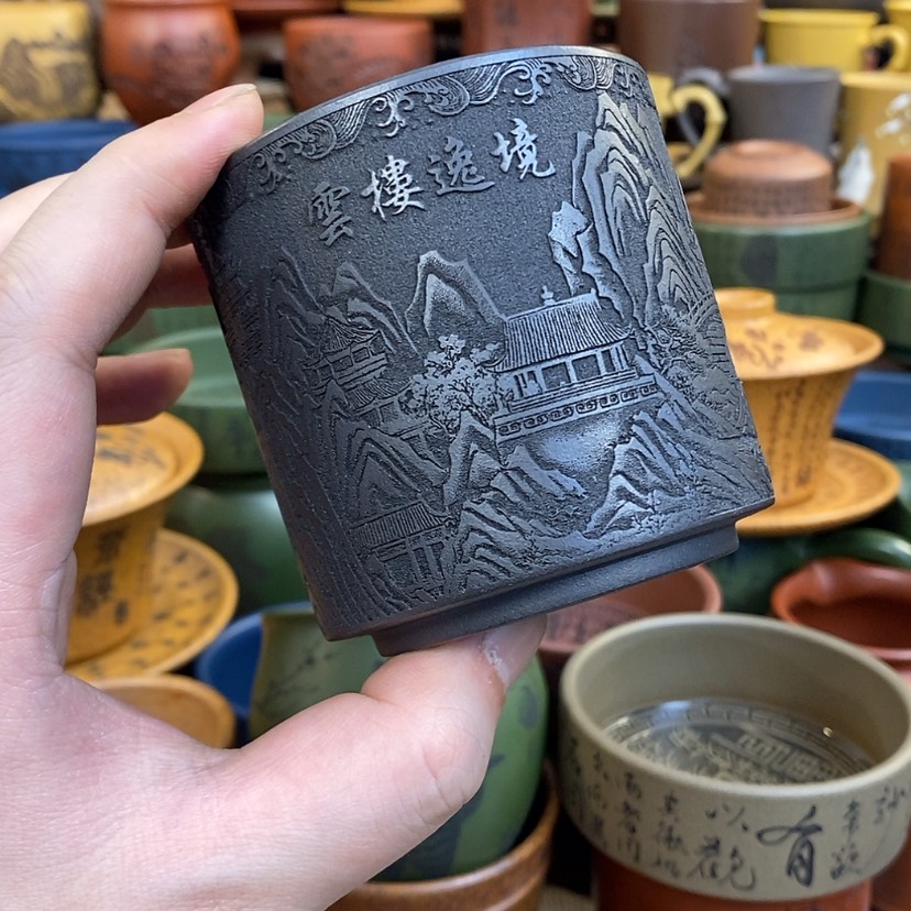 【闪购商品】紫砂杯子宜兴全手工紫砂杯