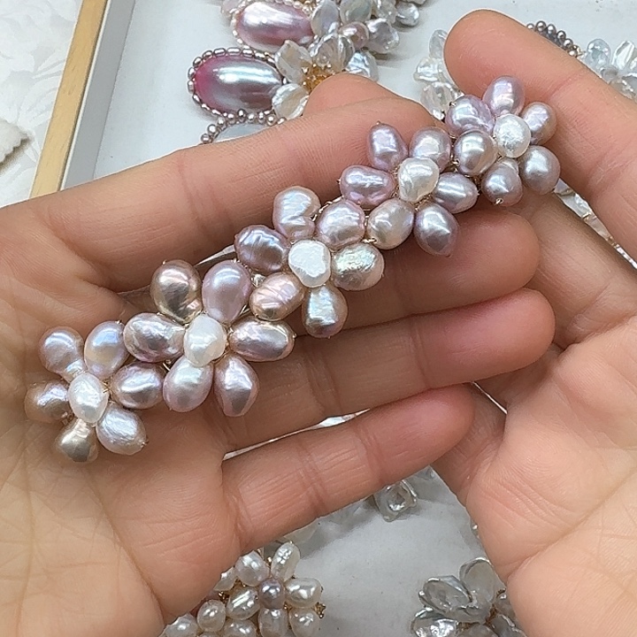 淡水珍珠珍珠银S925镶嵌