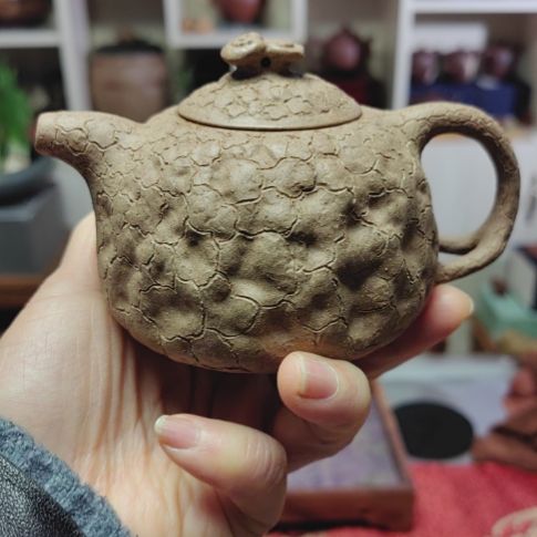 紫砂茶壶灵芝供春壶230Cc手工制作