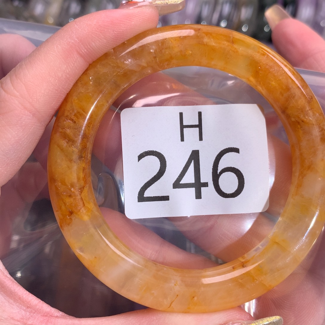 水晶手镯未镶嵌E**a手镯246-53