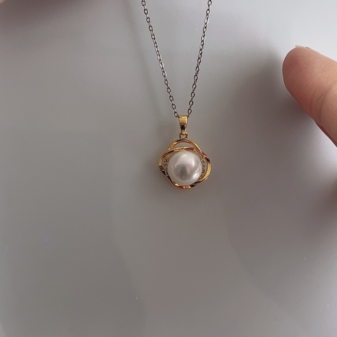 合金耳饰淡水珍珠