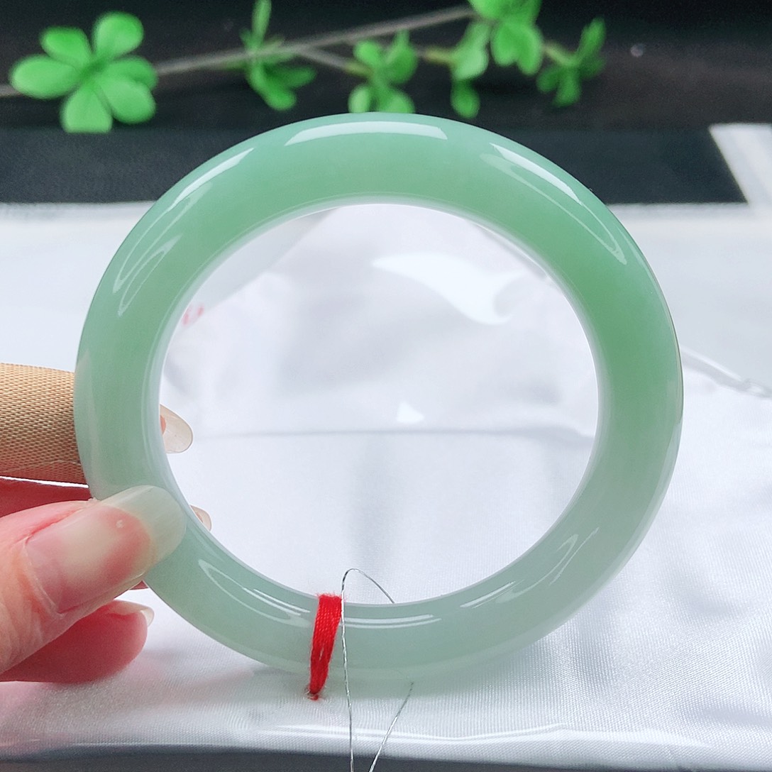 未镶嵌手镯翡翠58圆条