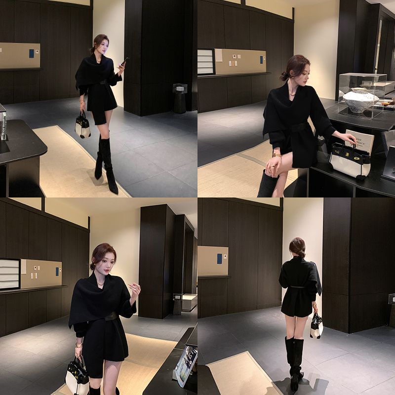 林关关【静奢】贵气感宽松女秋冬针织上衣韩系松弛慵懒氛围感开衫