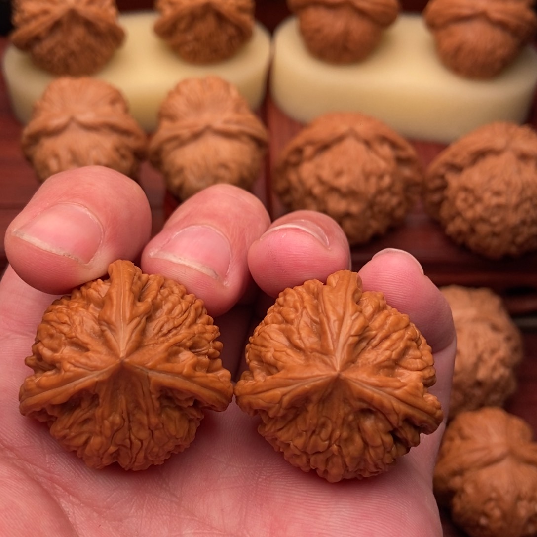 桃核把件御龙粗筋三棱33