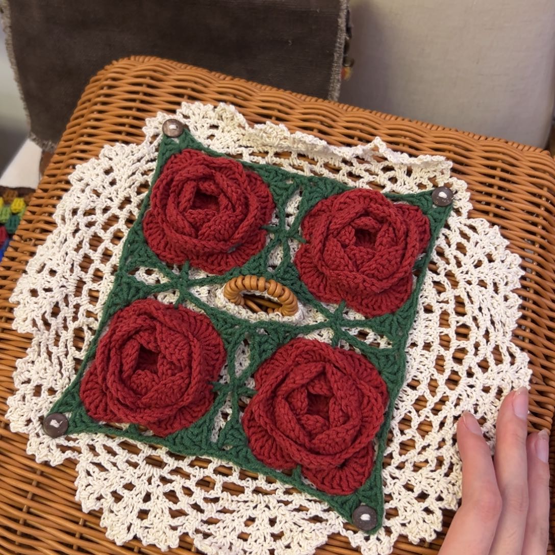 塑料钩织刺绣手工包包玩偶居家用品