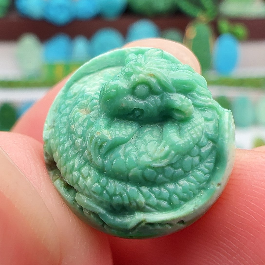 绿松石未镶嵌项链