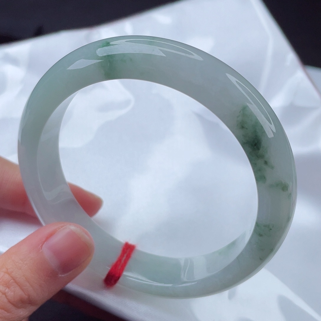 翡翠手镯未镶嵌58.5圈