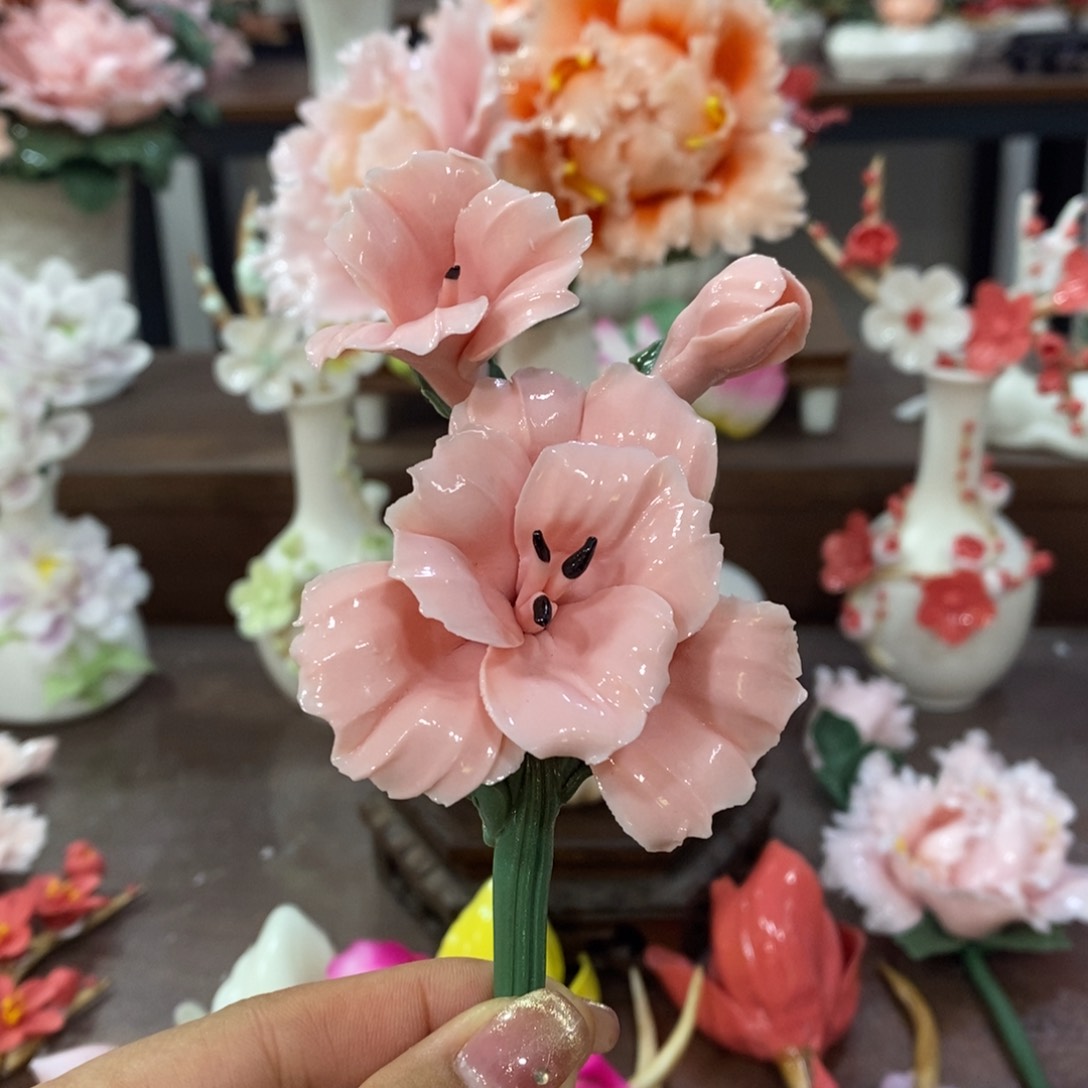 瓷片陶瓷工艺品摆件