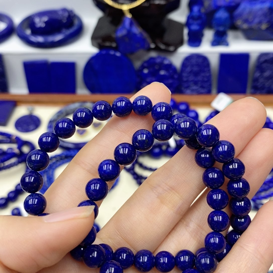 青金石手链未镶嵌清**r