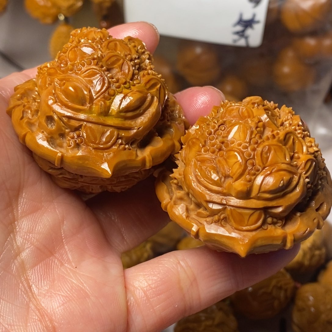 橄榄核手串/手链金蟾核桃 