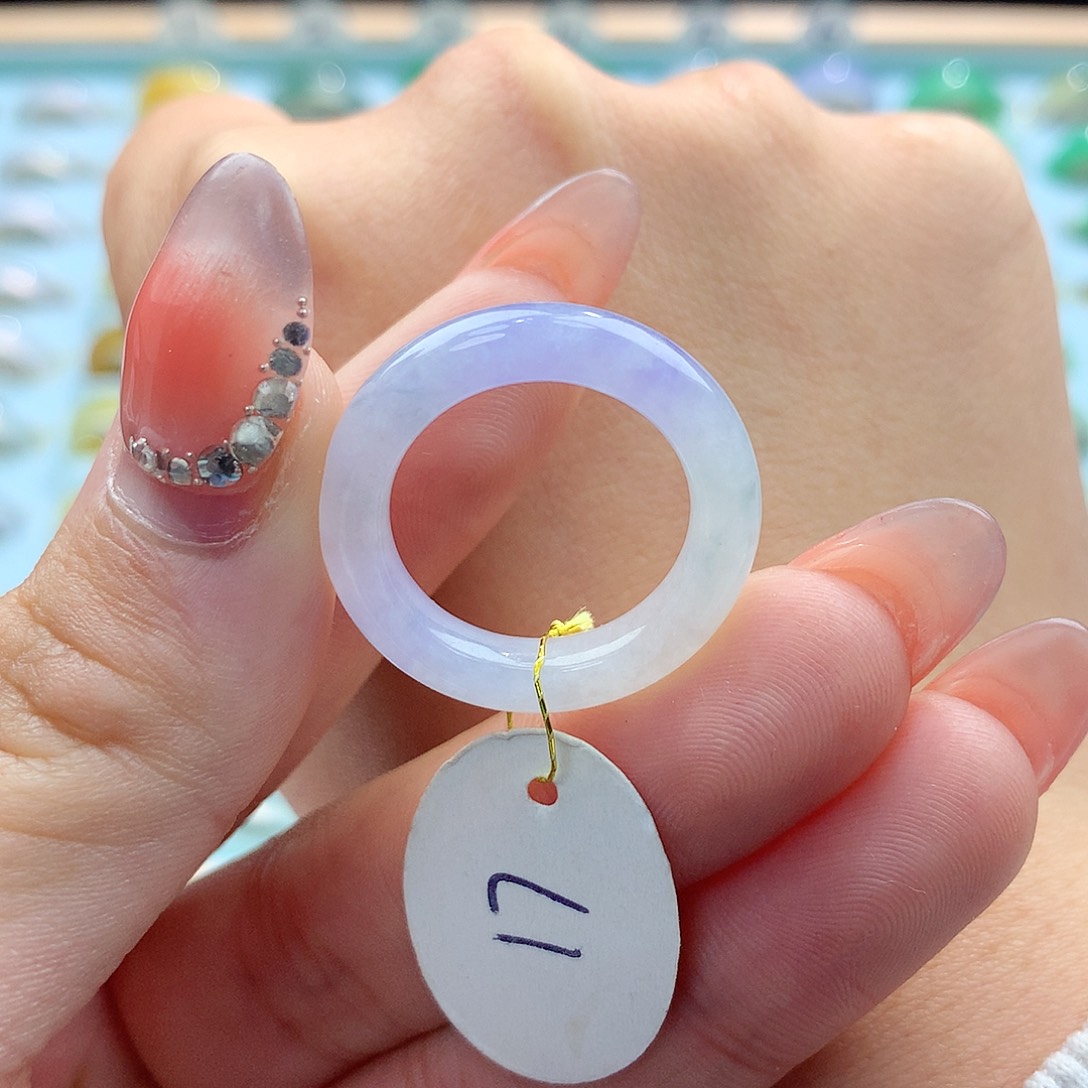 翡翠戒指未镶嵌17号