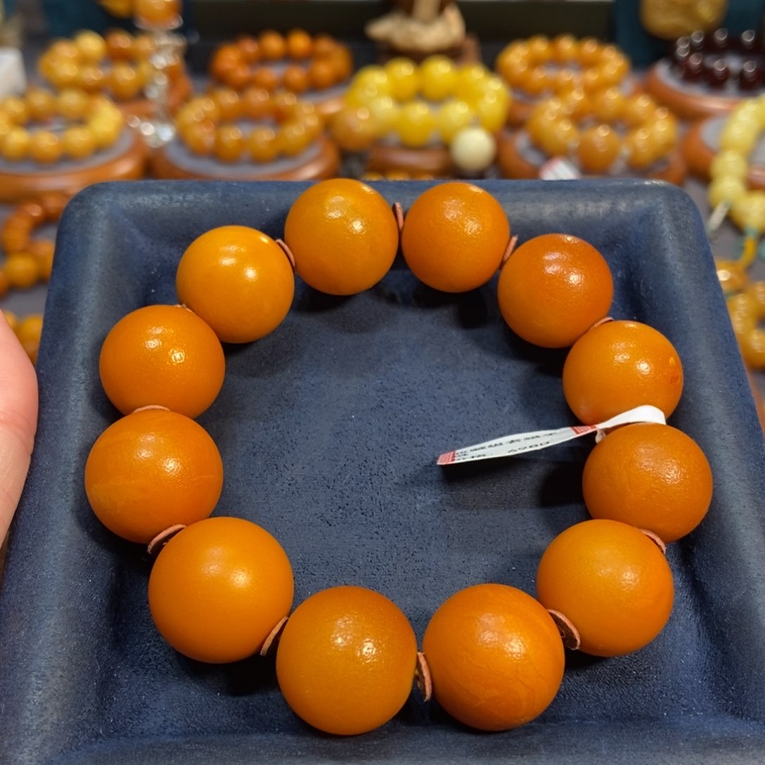 蜜蜡手链未镶嵌蜜蜡