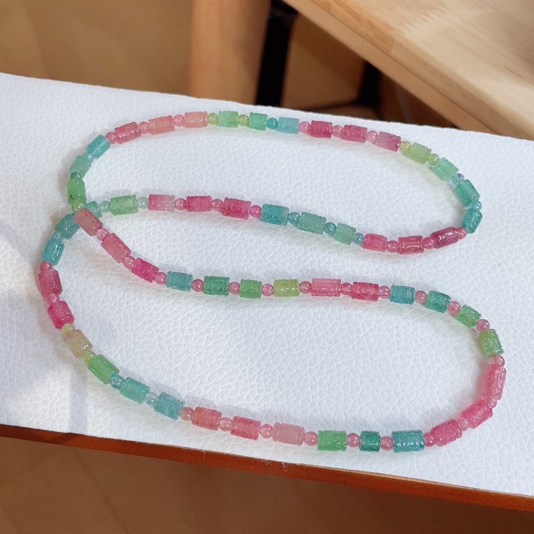 手链碧玺未镶嵌碧玺手链