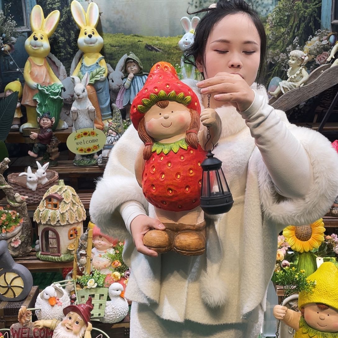 摆件花园摆件红红火火