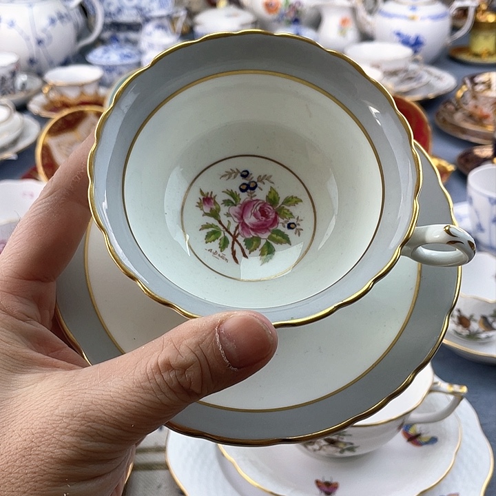 中古欧瓷雅致小房子
