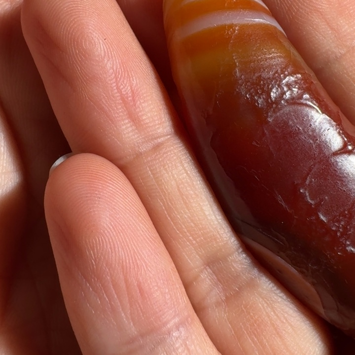 日***）玛瑙/玉髓未镶嵌颈饰