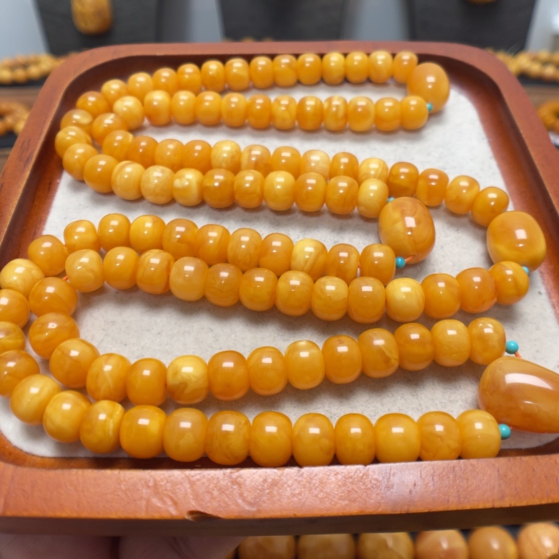 蜜蜡未镶嵌手链蜜蜡