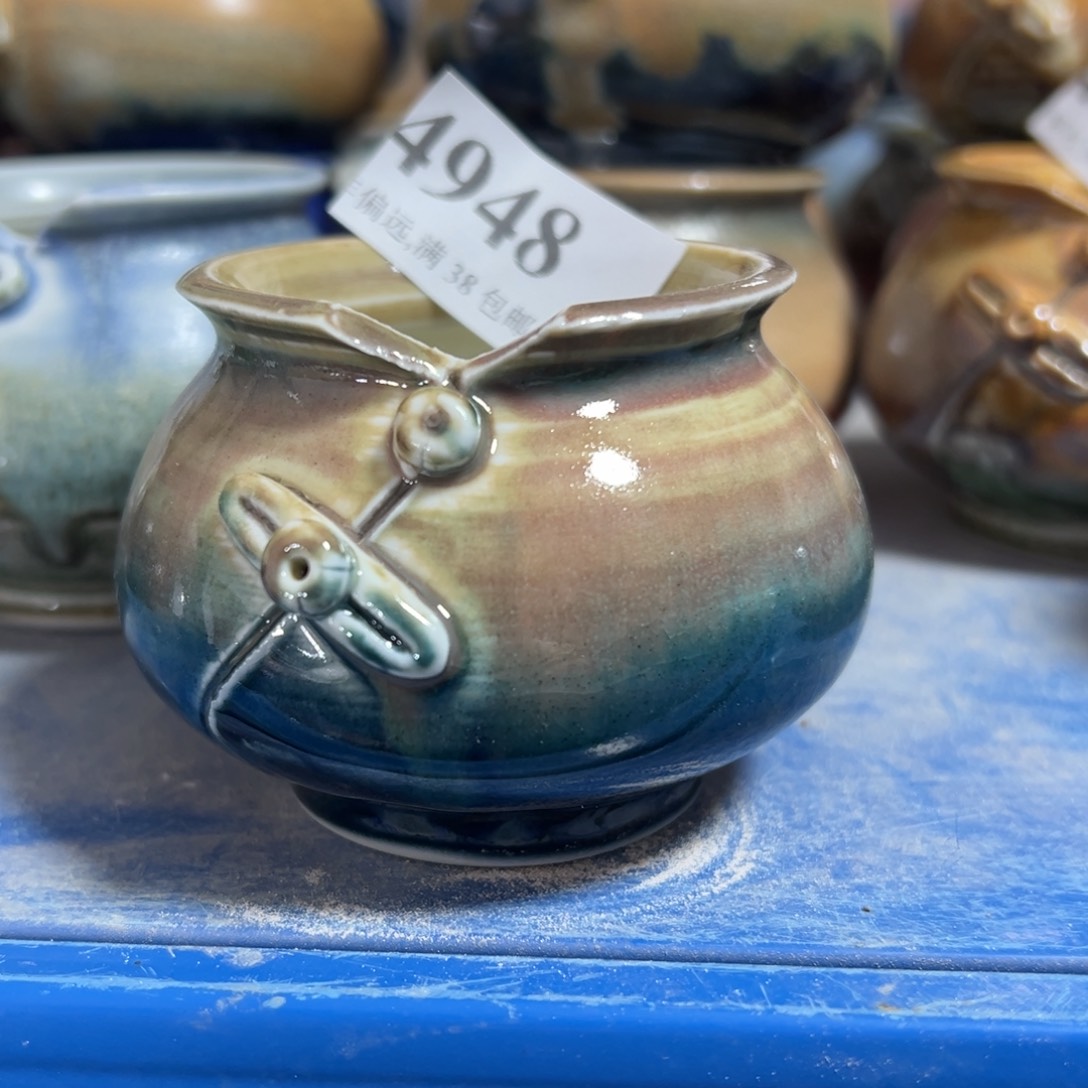 红陶景德镇手工花盆