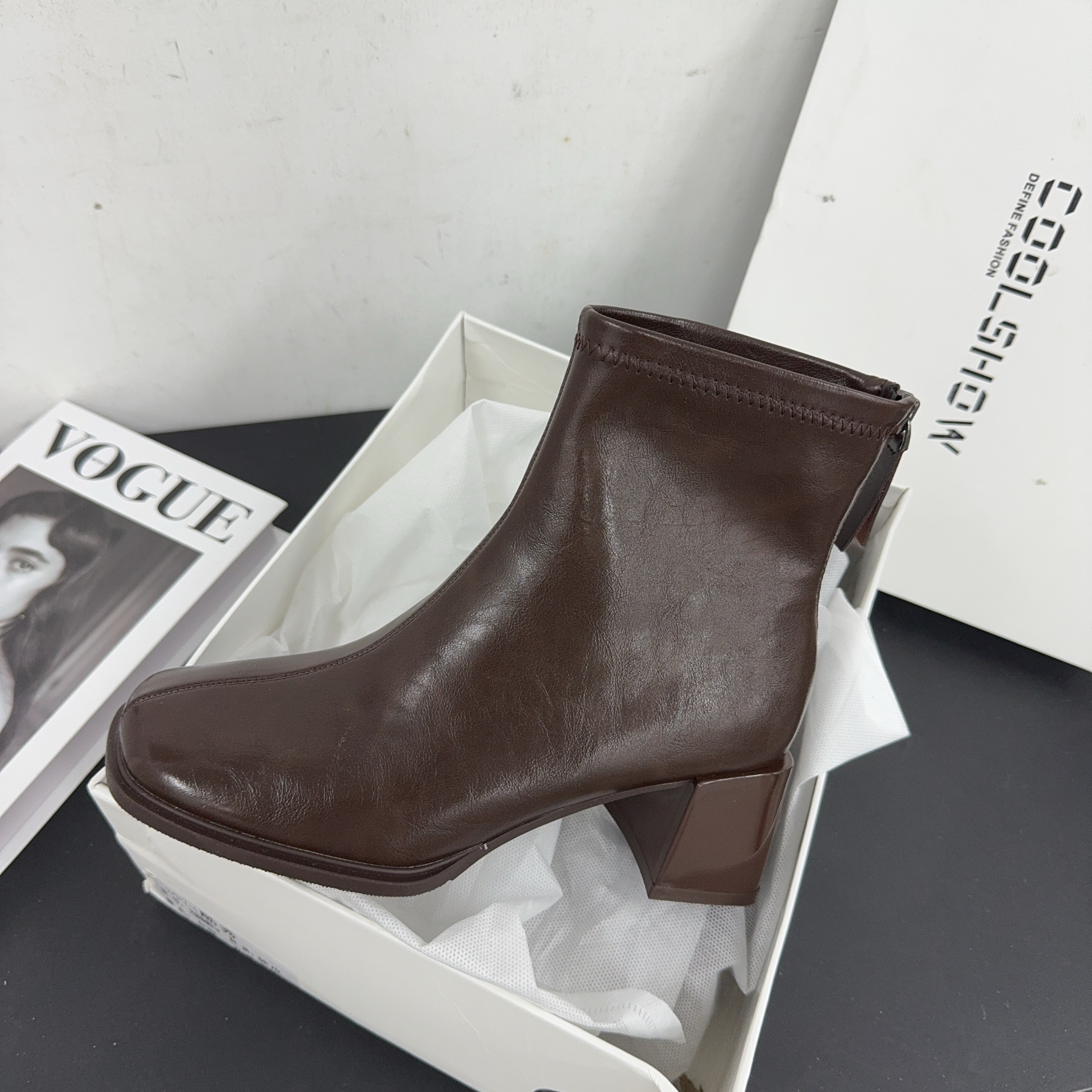 2917-1 秋季新款粗跟短靴