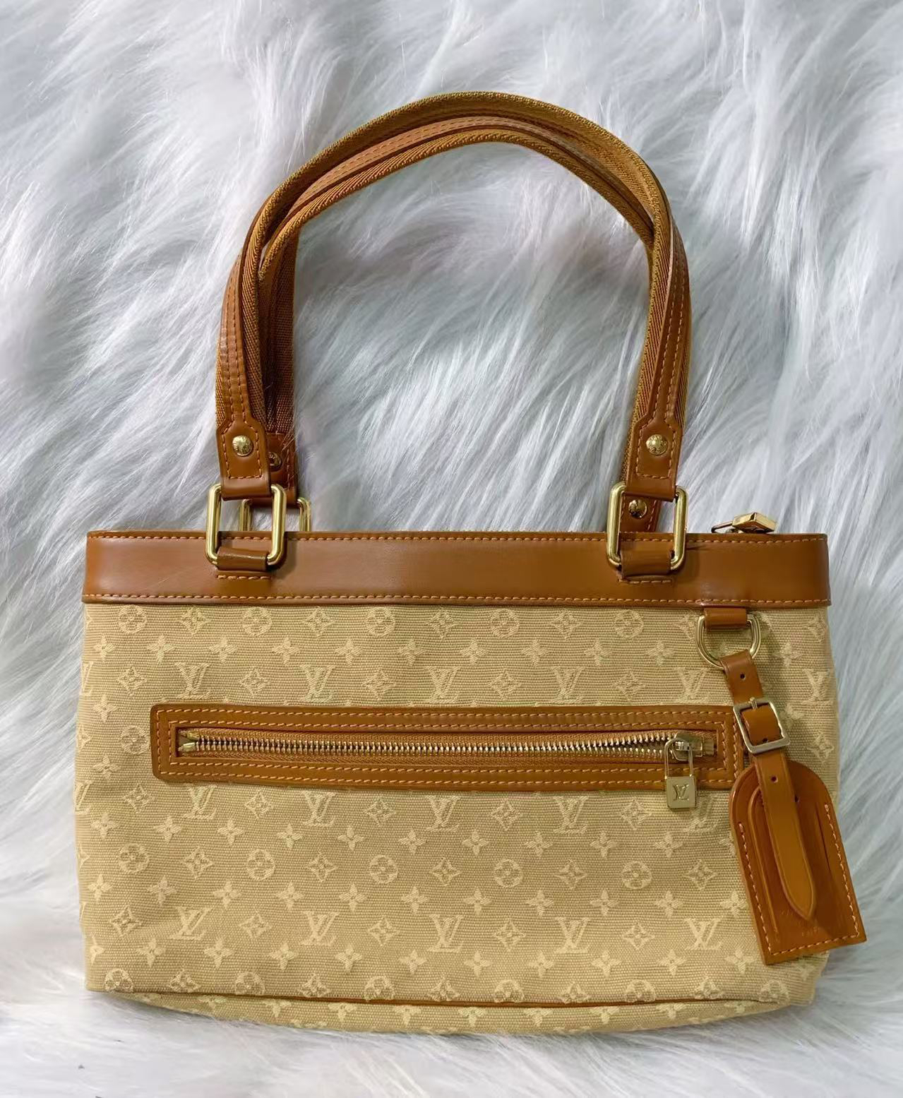 95新 LouisVuitton/路易威登 路易威登c1628帆布开口笑
