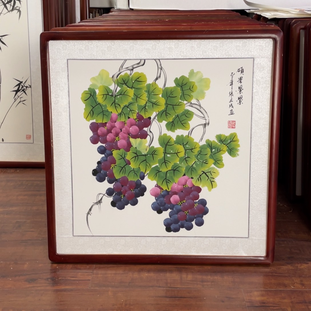 国画带框尺寸63*63厘米
