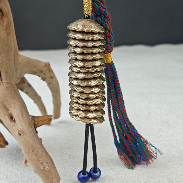 【币风堂】香港 2 毫长款钱串子挂件