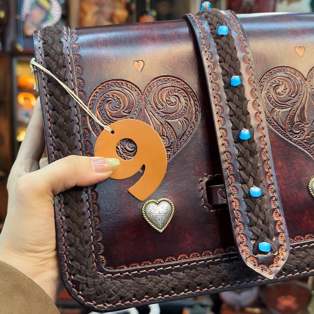 春***奈牦牛剖层皮革9号星期五马鞍