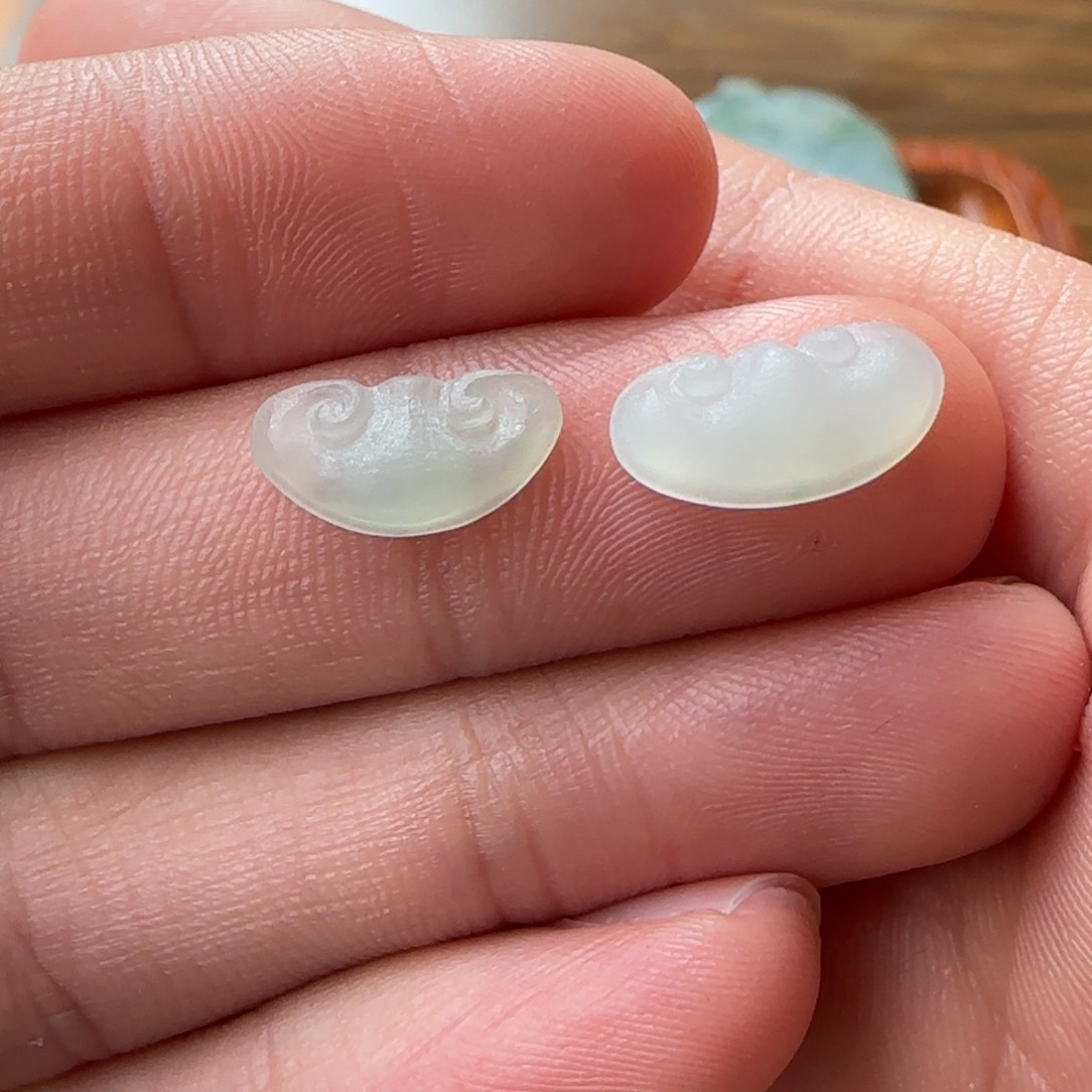 定制翡翠未镶嵌如意