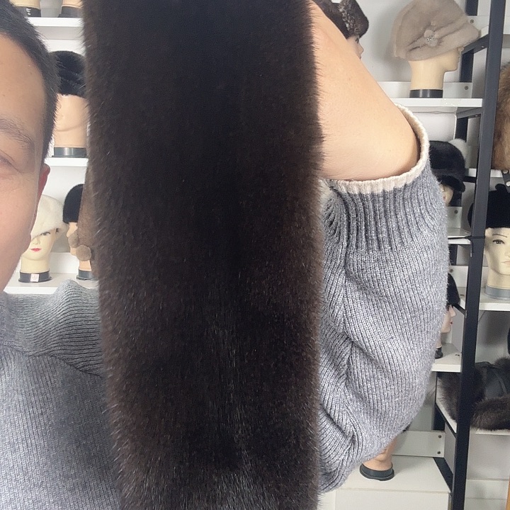 水貂皮马哈根水貂围巾429