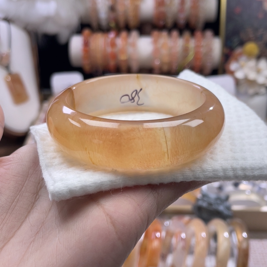 玛瑙/玉髓未镶嵌手镯54.5mm