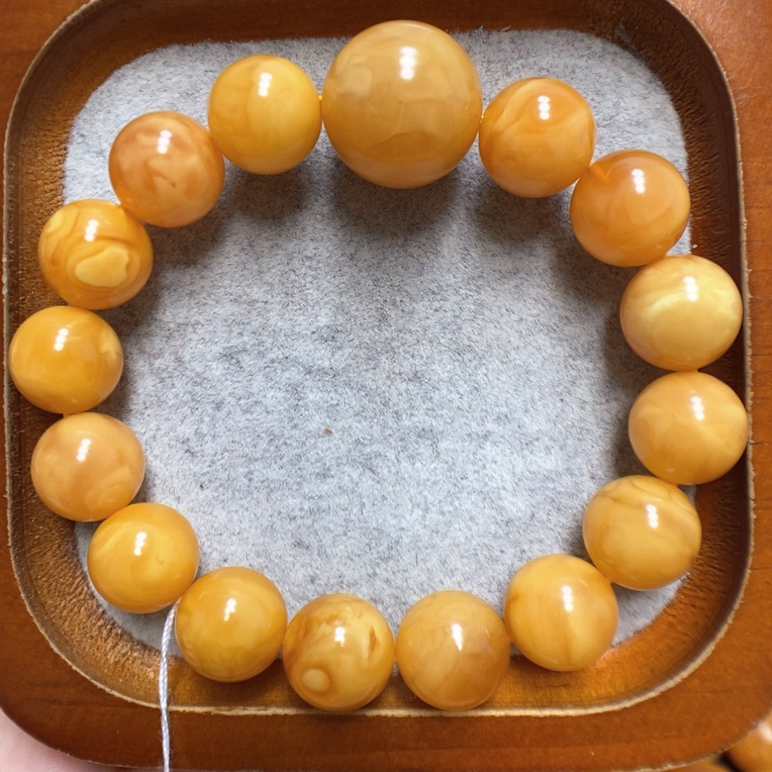 蜜蜡手串未镶嵌蜜蜡