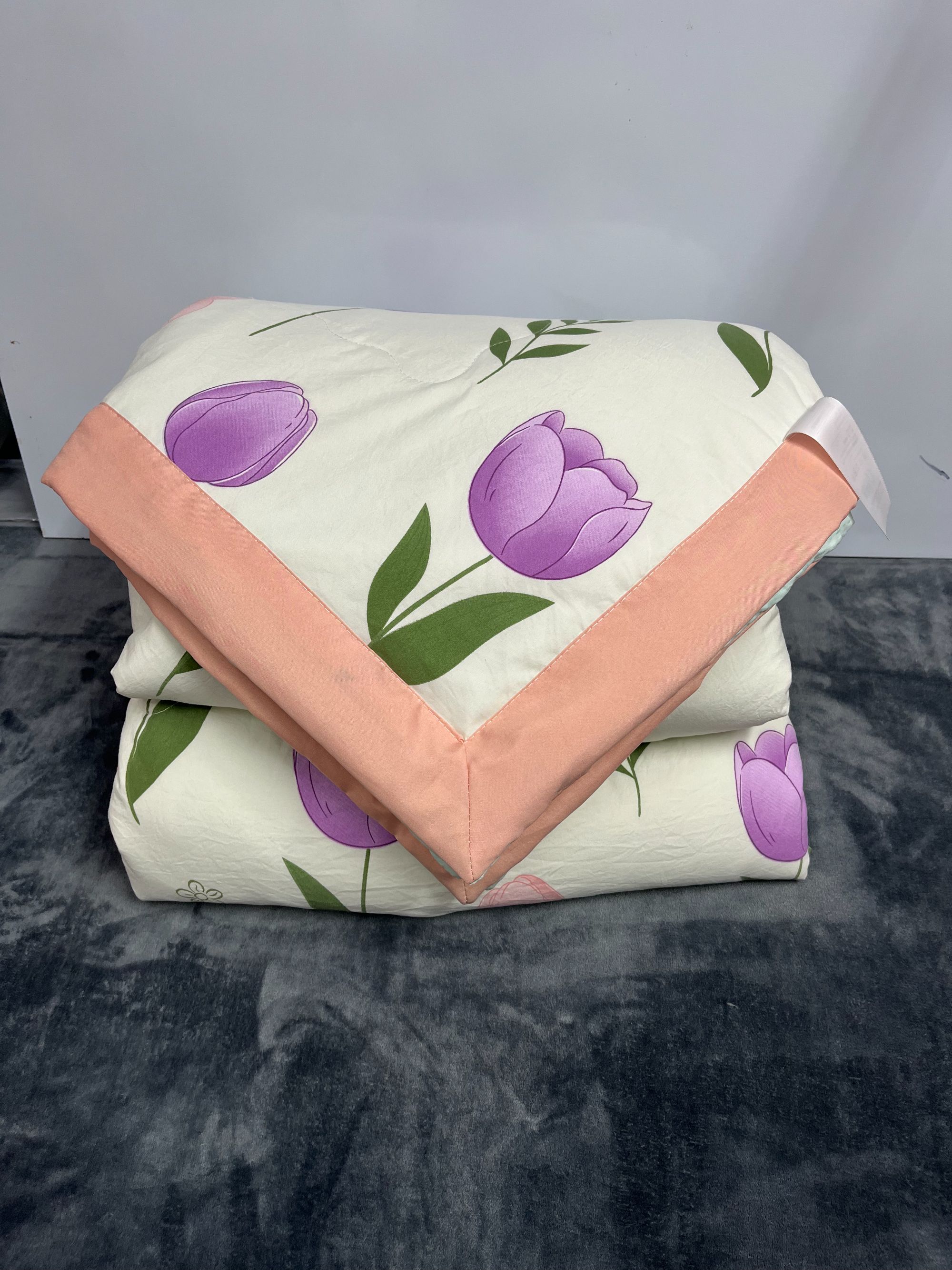 郁金香泡芙棉夏被200*230cm双人夏凉被可机洗