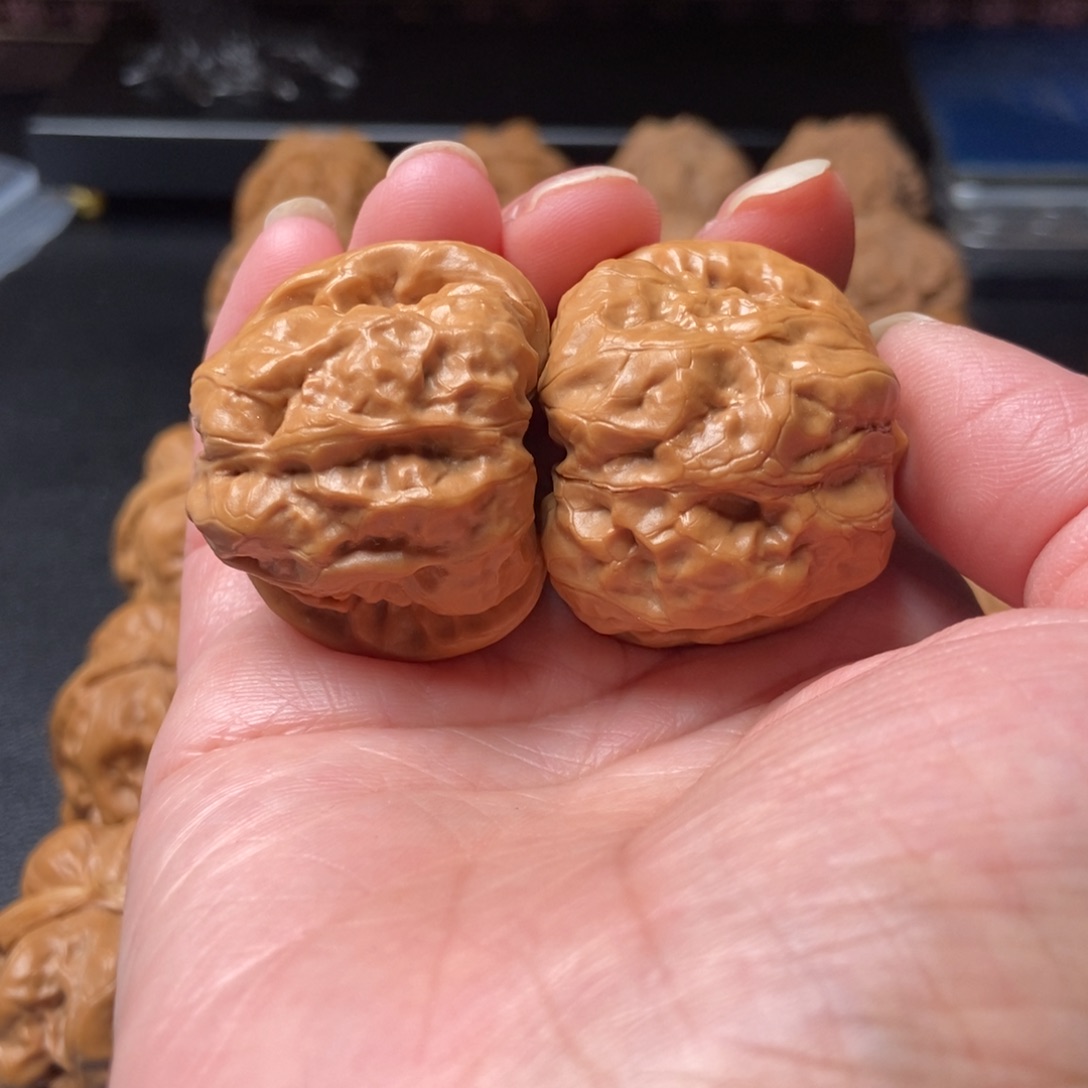 无***相把件文玩核桃蛤蟆头